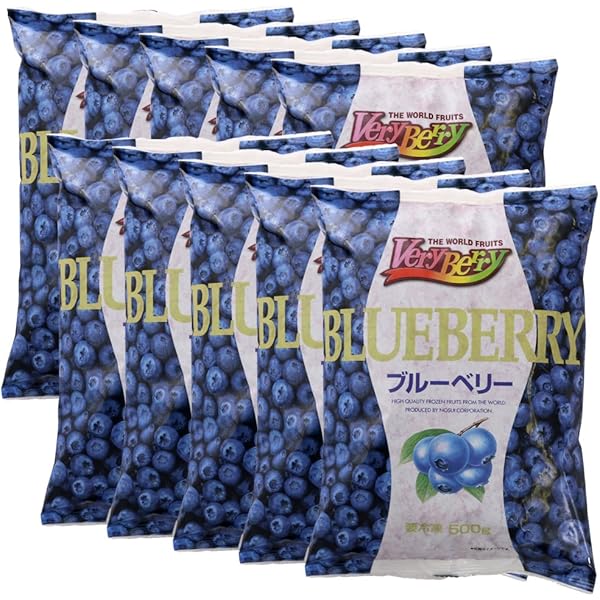 Amazon | 【冷凍】 業務用 フルーツ VeryBerry 冷凍 ブルーベリー 500g